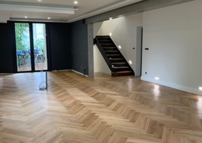 Rénovation salle de séjour (parquet bois)