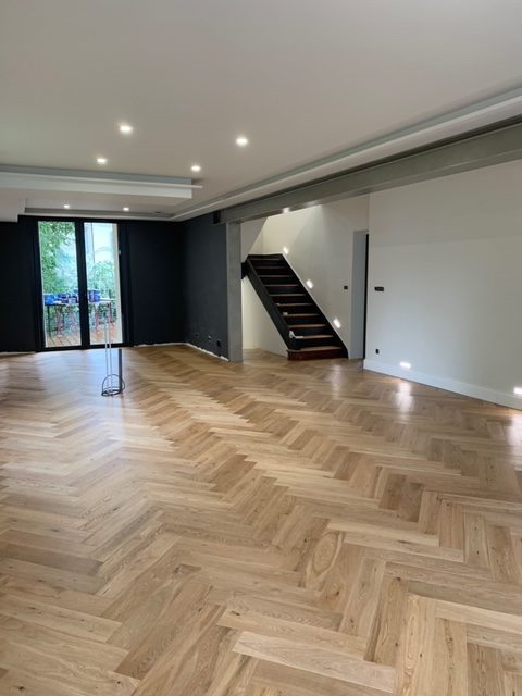 Rénovation salle de séjour (parquet bois)